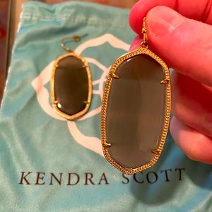 Kendra Scott Gray Gold Danielle Earrings